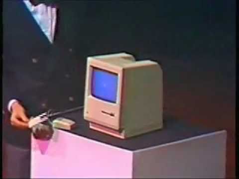 Unveiling of the first Macintosh Captioned