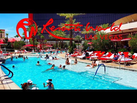 Pools at Resorts World Las Vegas #lasvegas #pool #travel