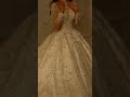 Amanda Novias luxury wedding dress collection 2022 amazing sparkling wedding gown design