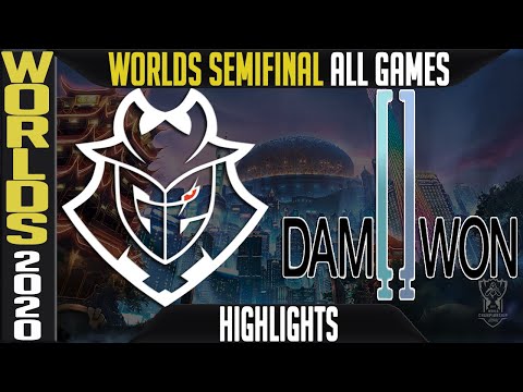 G2 vs DWG Highlights ALL GAMES | Semifinals Worlds 2020 Playoffs | G2 Esports vs Damwon Gaming