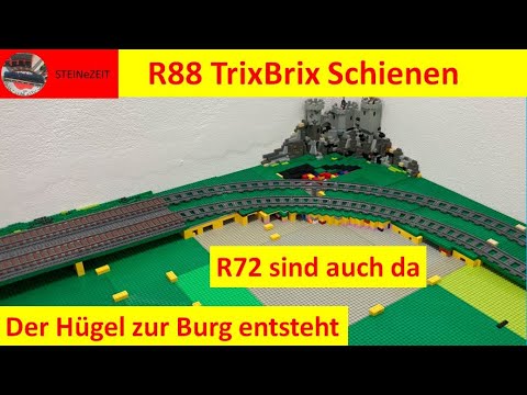 Dietmar´s Brick-World (172) TrixBrix Schienen R88 und R72 sind da