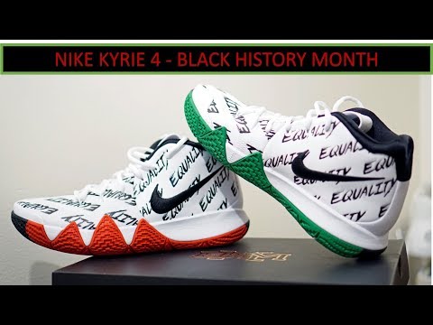 REVIEW & ON-FEET - Nike Kyrie 4 - Black History Month