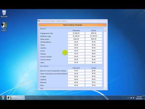 Excel Wedding Budget Template Software