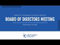 Board Of Directors Meeting 9 23 25