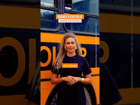 Mais educação, mais segurança e mais dignidade para os estudantes de Taperoá! 🧡🚌