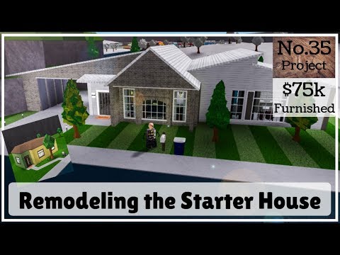 Roblox Bloxburg Remodeling The Starter House Speedbuild - roblox bloxburg remodeling the starter house speedbuild