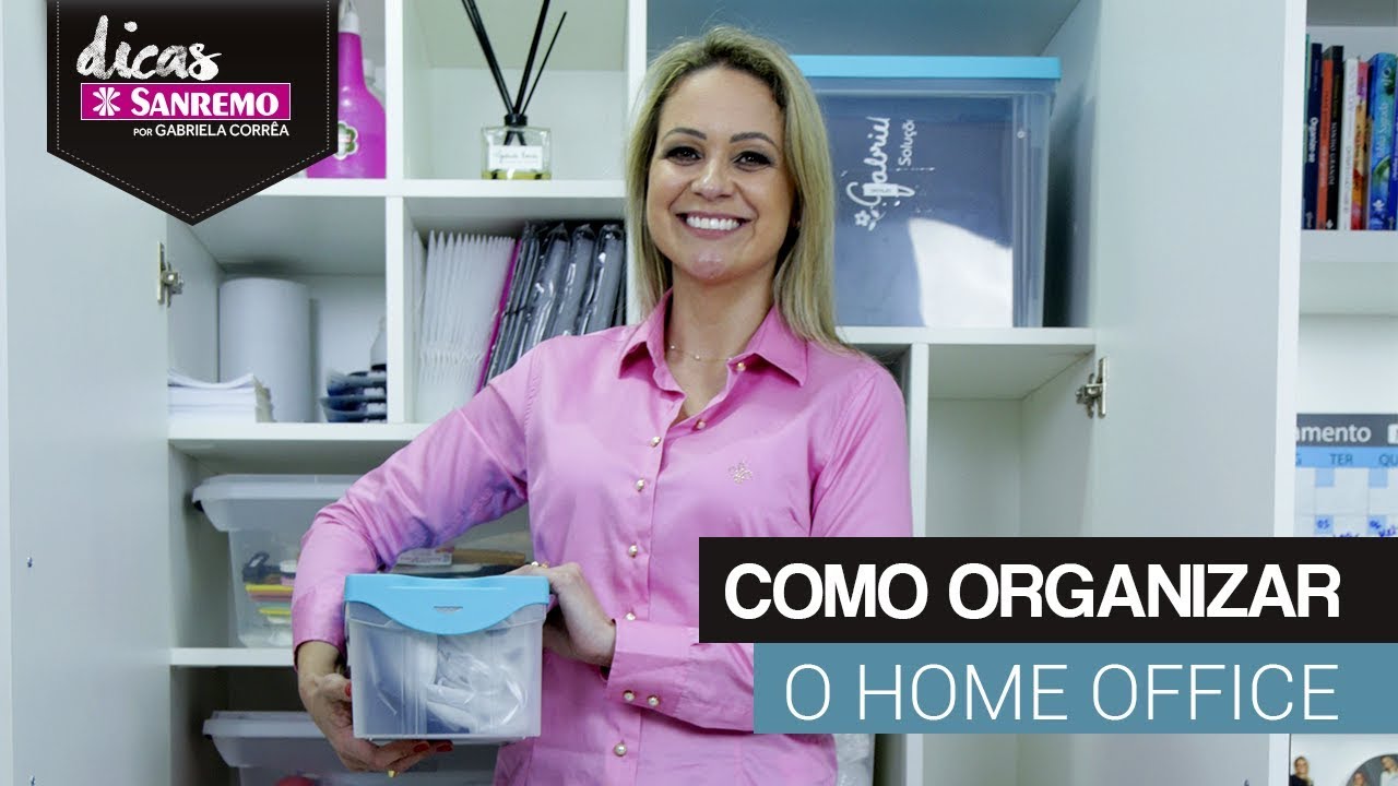 Como Organizar Home Office  - DIY | DICAS SANREMO