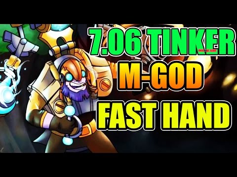POWER Of FAST HAND - Miracle- [Tinker] Dota 2 7.06