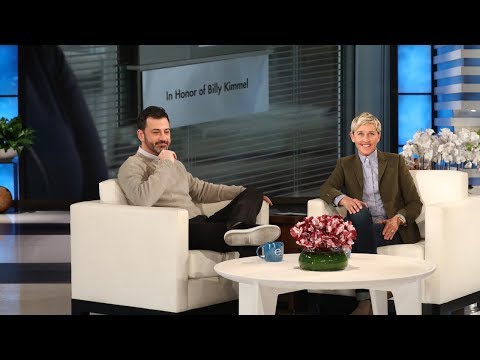 Ellen Surprises Jimmy Kimmel with a Dedication to His Son thumnail