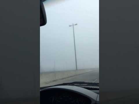 Niebla en Rivera Uruguay.puente paso de Castro. #automobile #rivera