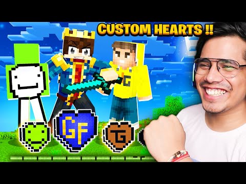 Anshu Bisht - Minecraft But You Can Craft YOUTUBER's HEART !!