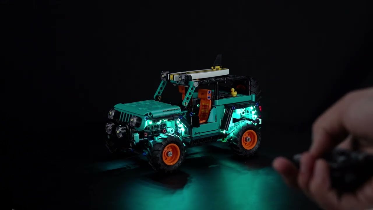 BrickBling LED-Licht-Set für LEGO® 42227 Jeep Wrangler Rubicon
