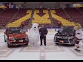 Polar Bear Mascot falls down on the ice a lot! Wait for the end :)