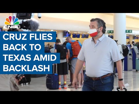 Sen. Ted Cruz flies back to Texas earlier than planned amid backlash over Cancun trip