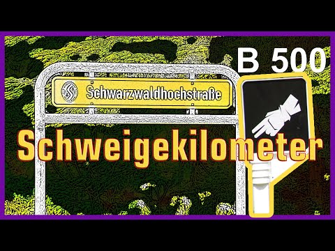 Schweigekilometer, B 500, Schwarzwaldhochstraße, 50 km/h