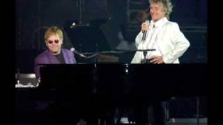 Elton John &amp; Rod Stewart LIVE - Your Song