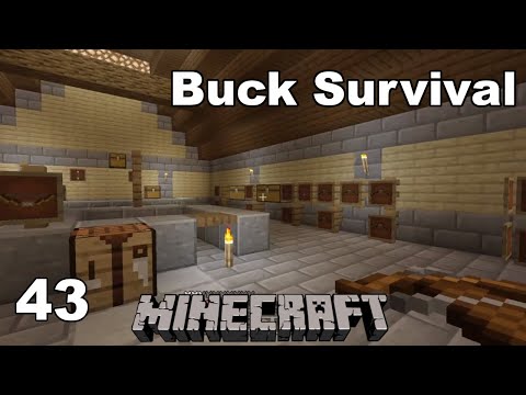Minecraft Buck Survival - Fletcher and Archer Shop  |  TU 90 Features (Episode 43)