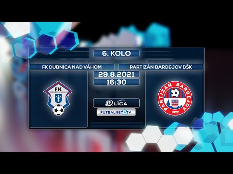 2.liga 2021/2022 6.kolo: FK Dubnica nad Váhom - Partizán Bardejov BŠK