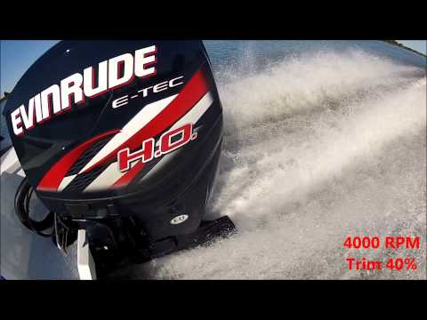 Evinrude E-Tec 150 H.O. WOT