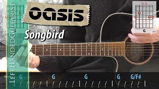 Oasis - Songbird | guitar lesson