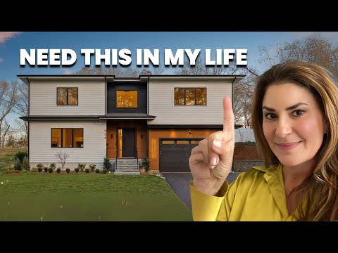 Inside this LUXURY Modern New Home For Sale in Needham, MA