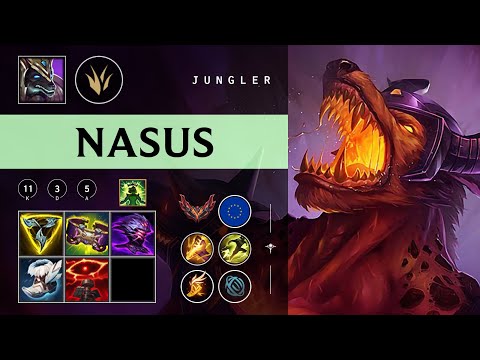 Nasus Jungle vs Kha'Zix - EUW Grandmaster Patch 26.02