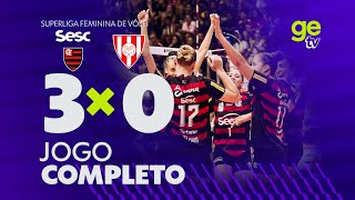 SESC FLAMENGO X TIJUCA | AO VIVO E COM IMAGENS | SUPERLIGA FEMININA | ge tv