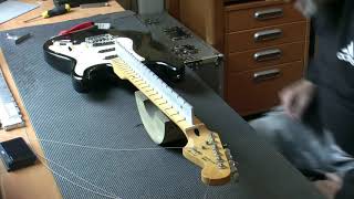 Video thumbnail for Korean-made Squier Strat with Mother's Milk pick-ups in for a setup... by Fret Friend Guitar Workshop and Luthiery