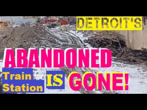 Detroit's ABANDONED Train Station is GONE !  January, 2022 Update of the Ford Motor Corktown Campus.