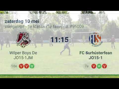 10-5-2025 | Samenvatting De Wilper Boys JO15-1 - FC Surhústerfean JO15-1
