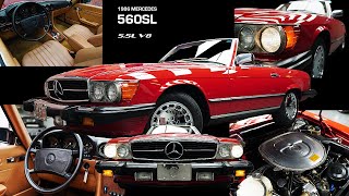 Video Thumbnail for 1986 Mercedes-Benz 560SL