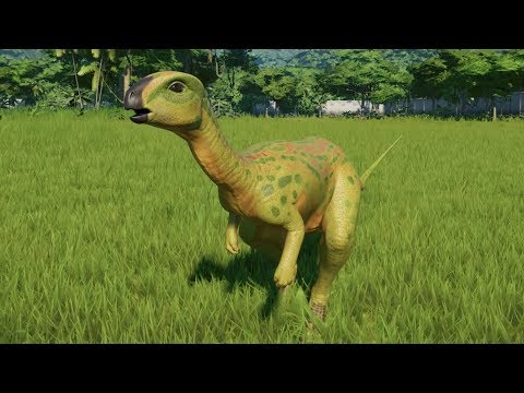 Dryosaurus Released and Socializing (All Skins) - Jurassic World Evolution