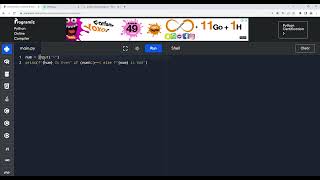 Download the video "Making An Even Odd Checker in python 2 lines of code + bonus"