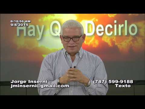 Hay Que Decirlo 09-08-15  (02) - Presentando testimonio de doña María y su esposo Felipe