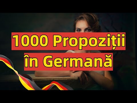 7 ORE - 1000 Propoziții în Germană