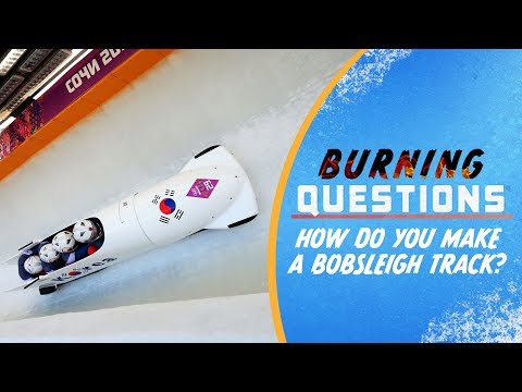 How do you make a Bobsleigh track? | Burning Questions