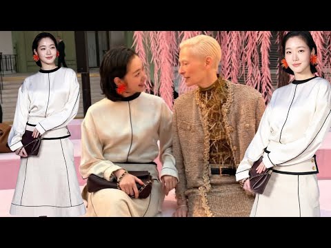 Kim Go Eun Stuns at Chanel Paris Show, Shares a Surprise Moment with Tilda Swinton