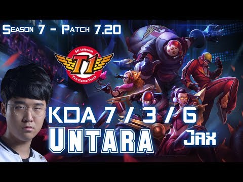 SKT T1 Untara JAX vs AKALI Top - Patch 7.20 KR Ranked