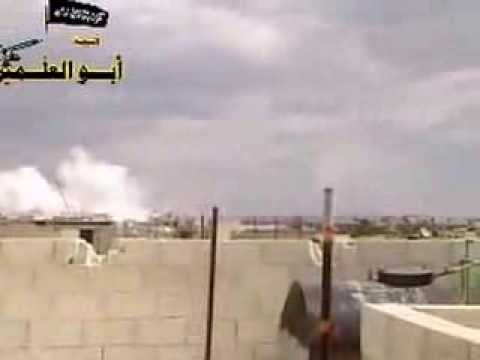 التصدي لقوات النظام اثناء محاولتها اقتحام مدينة مورك من قبل ألوية أبو العلمين في ريف حماة