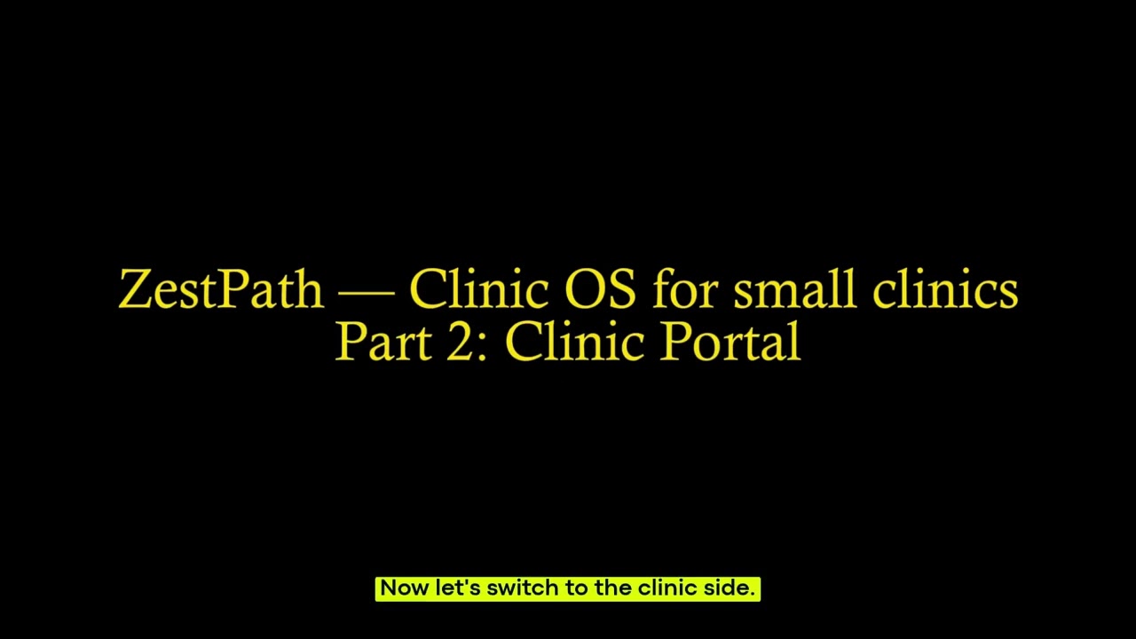 Clinic OS video thumbnail