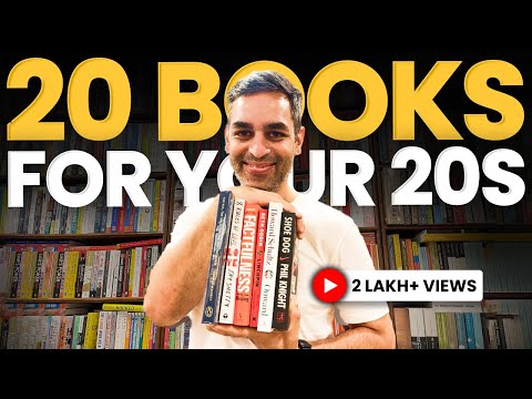 20 Books for Your 20s You MUST READ! | Book Recommendations 2023 | Warikoo Hindi