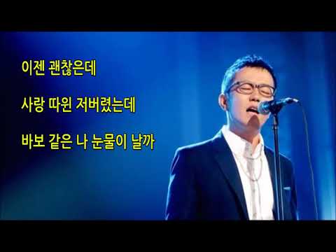 비와 당신 - 조장혁 (가사)