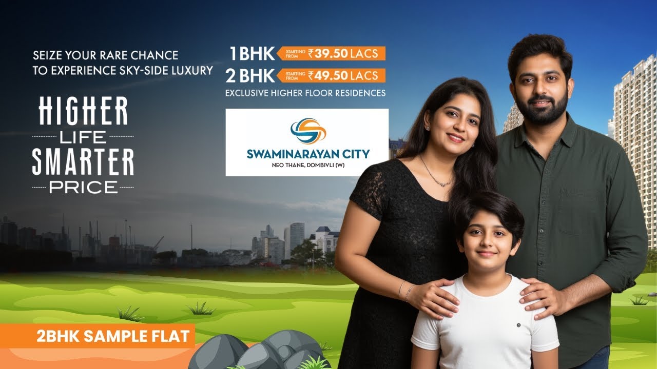 2BHK Luxury Flat in Dombivli | Swaminarayan City Dombivli | Call 7021988393