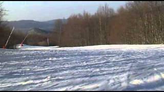preview picture of video 'snowboard discesa Passo del lupo'