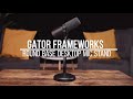 Gator Frameworks Round Base Desktop Mic Stand