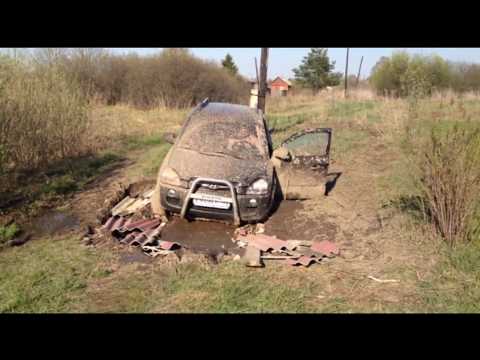 Hyundai Santa Fe Hyundai Tucson off road compilation 2018