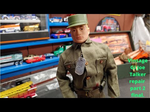 Vintage GI Joe Talker repair part 2 Complete