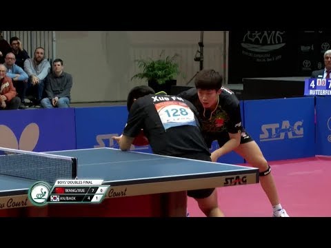 2017 WJTTC (JBD-Final) WANG Chuqin/XUE Fei (CHN) vs (KOR) AN Jaehyun/BAEK Hogyun [Full/Eng|720p]
