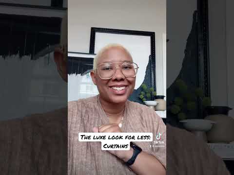 INSTANTLY Make Your Home Look Luxurious: Curtain Edition | IKEA HACK #Shorts