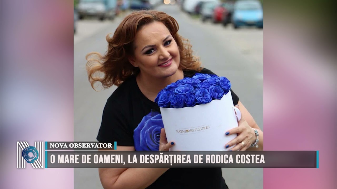 O mare de oameni, la despărțirea de Rodica Costea